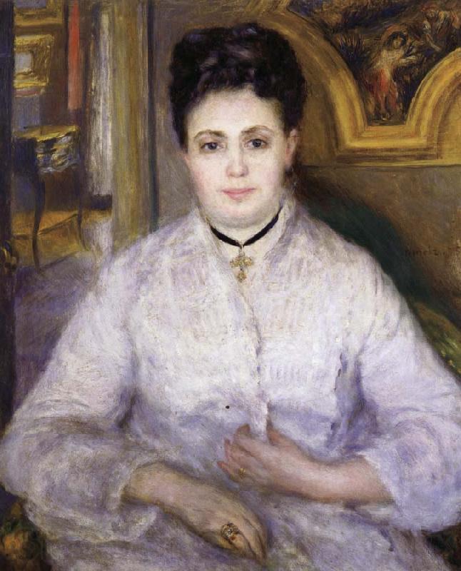 Pierre Renoir Madame Victor Chocquet France oil painting art